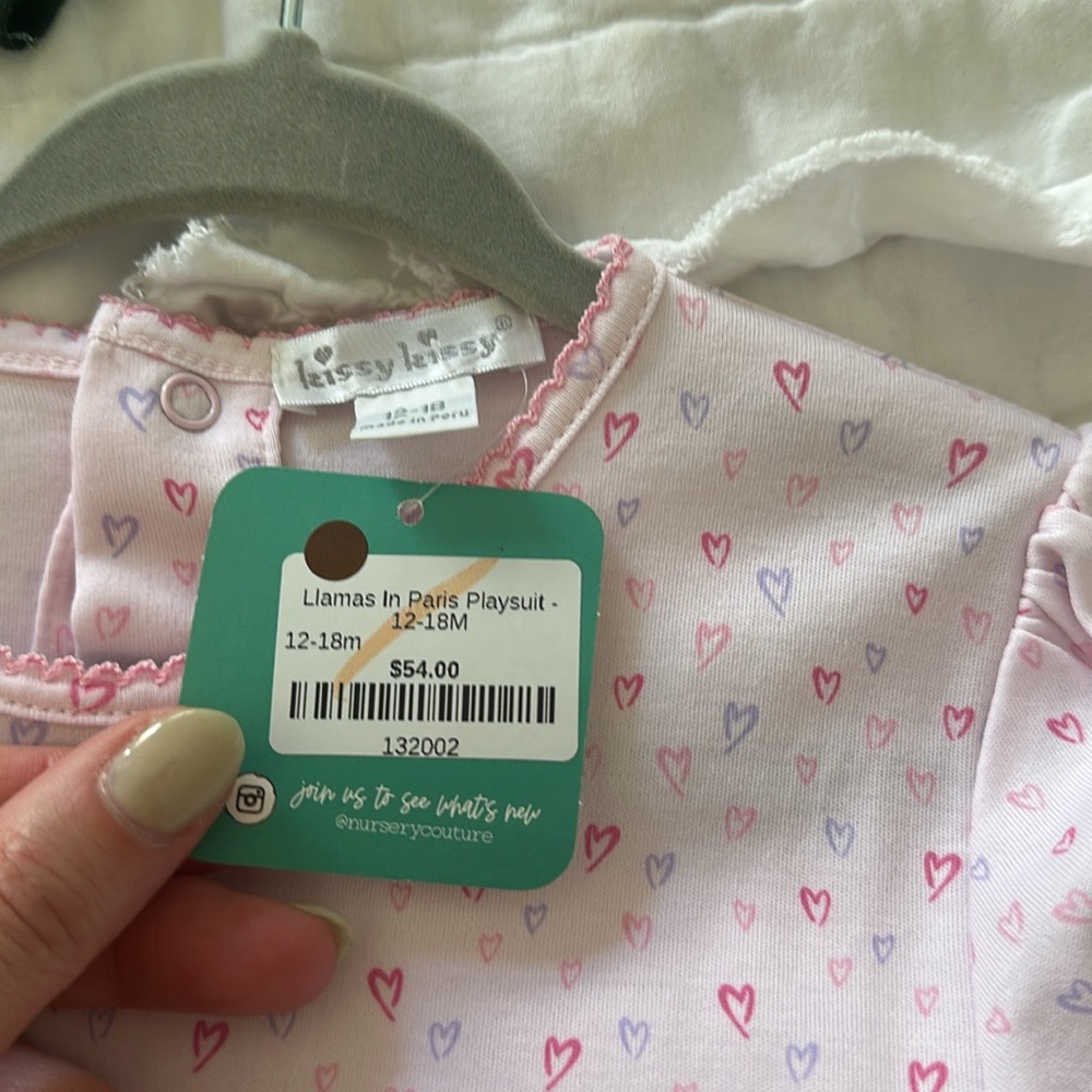 Kissy Kissy Pink Playsuit for Cozy Comfort - Picture 5 of 6